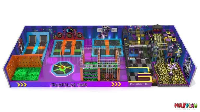 15m x 35m 525 m2 Trampoline Park