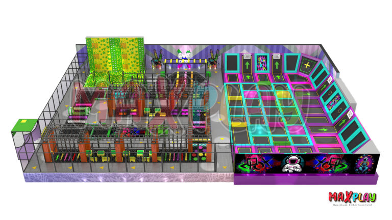 30m x 44m 1320m² Trampoline Park