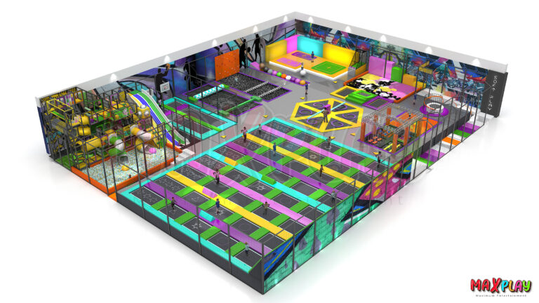 22m x 30m 660m² Trampoline Park
