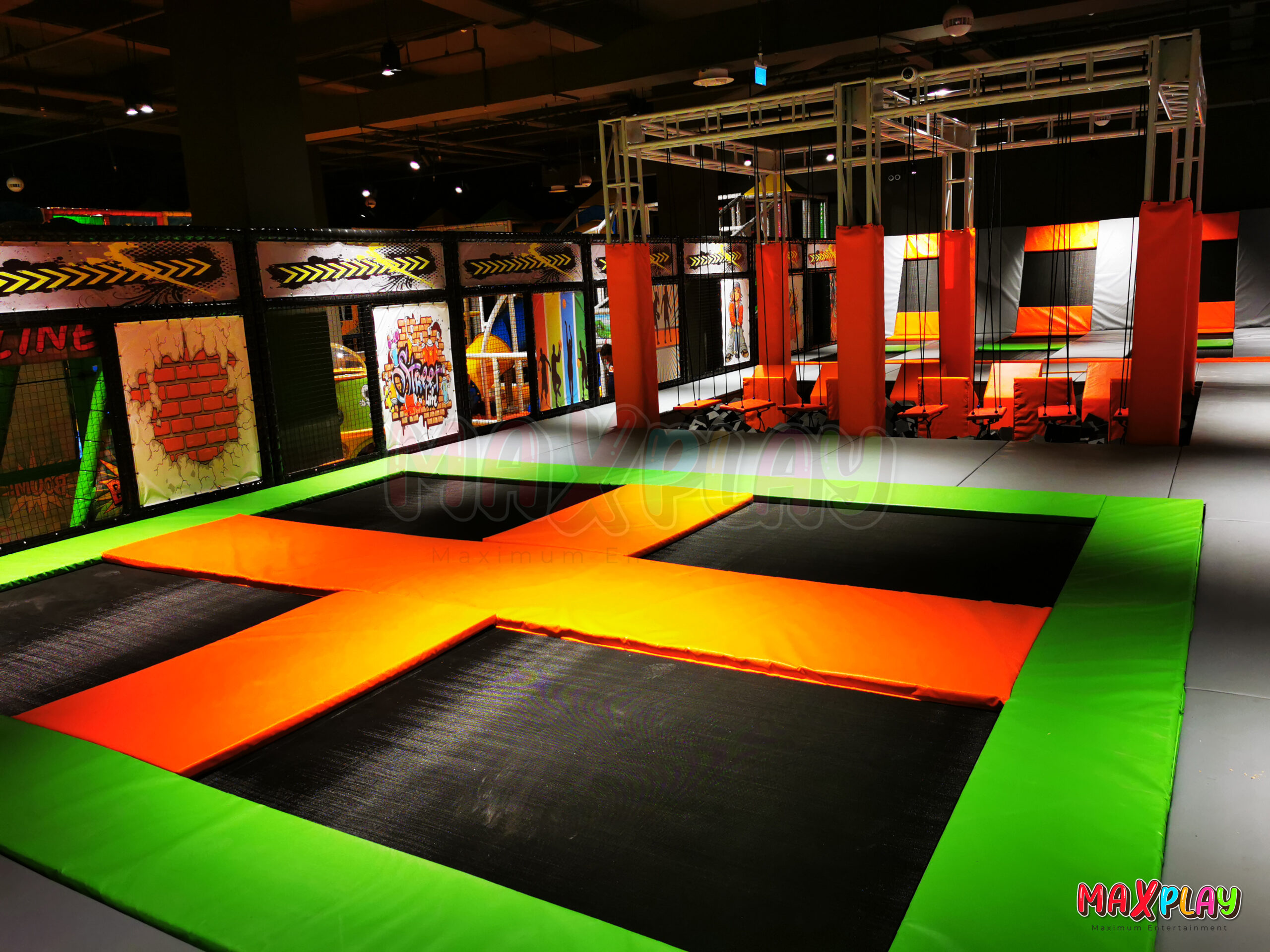 MaxPlay | Yetişkinler İçin Trambolin Parkı İmalatı