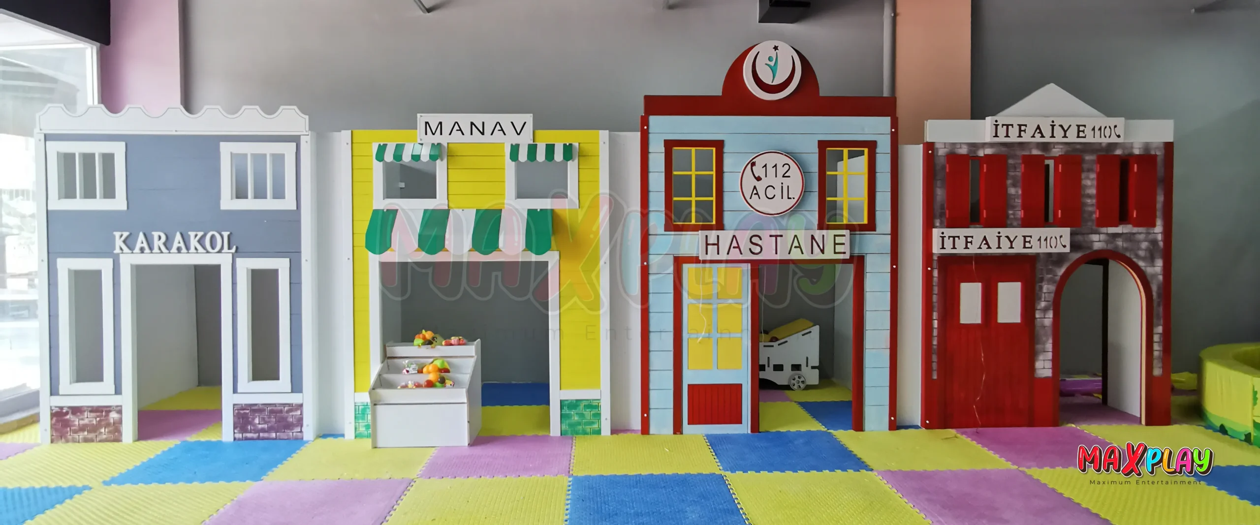 MaxPlay - Kapalı Çocuk Parkı Kurulumu Her Mevsim Eğlence