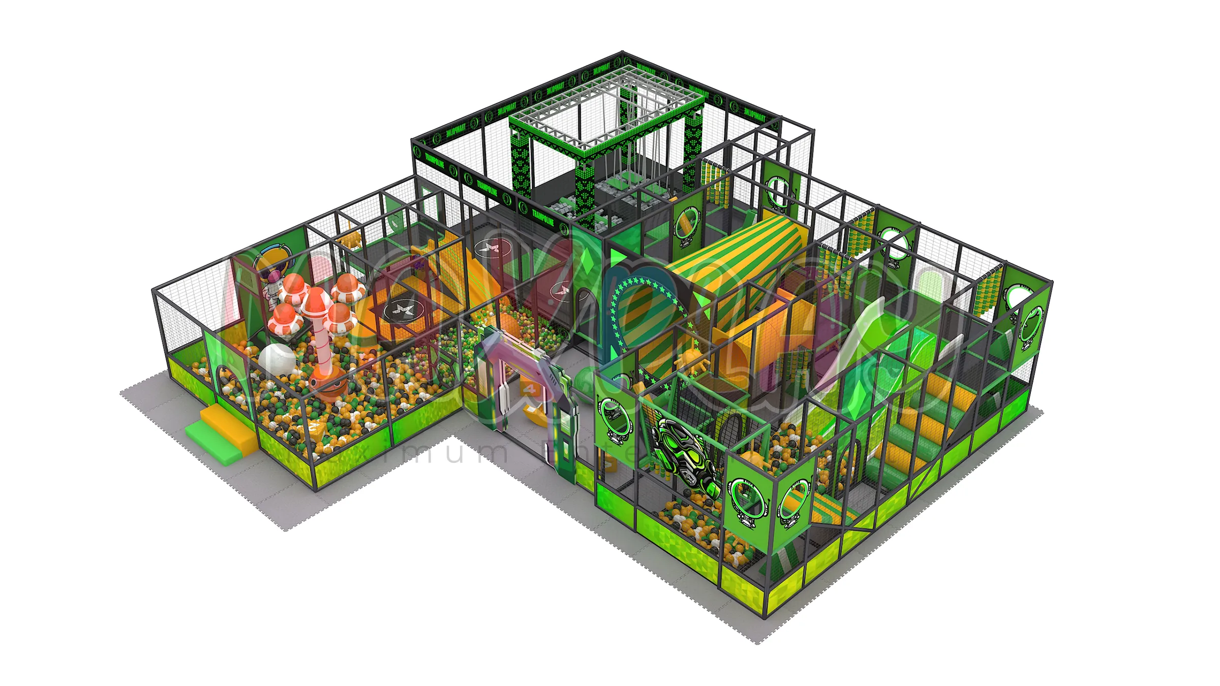 13M x 13M x 3H – 169M² Soft Play