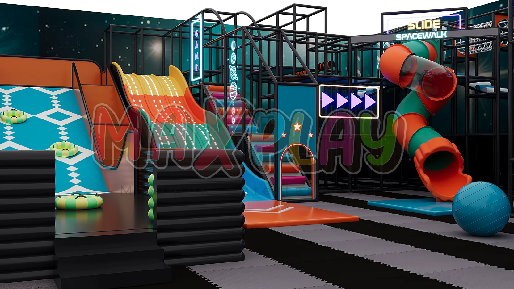40m x 25m 5H 2000m² Soft Play