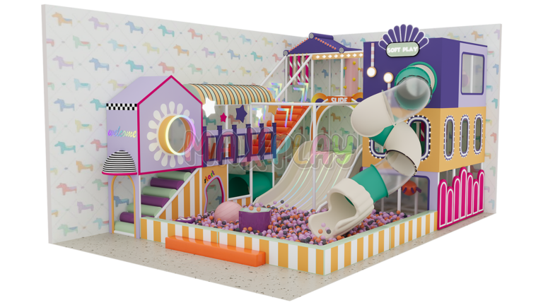 6m x 8m 4.5H 48m² Pastel  Soft Play