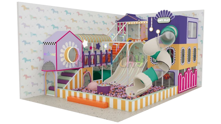 6m x 8m 4.5H 48m² Pastel  Soft Play