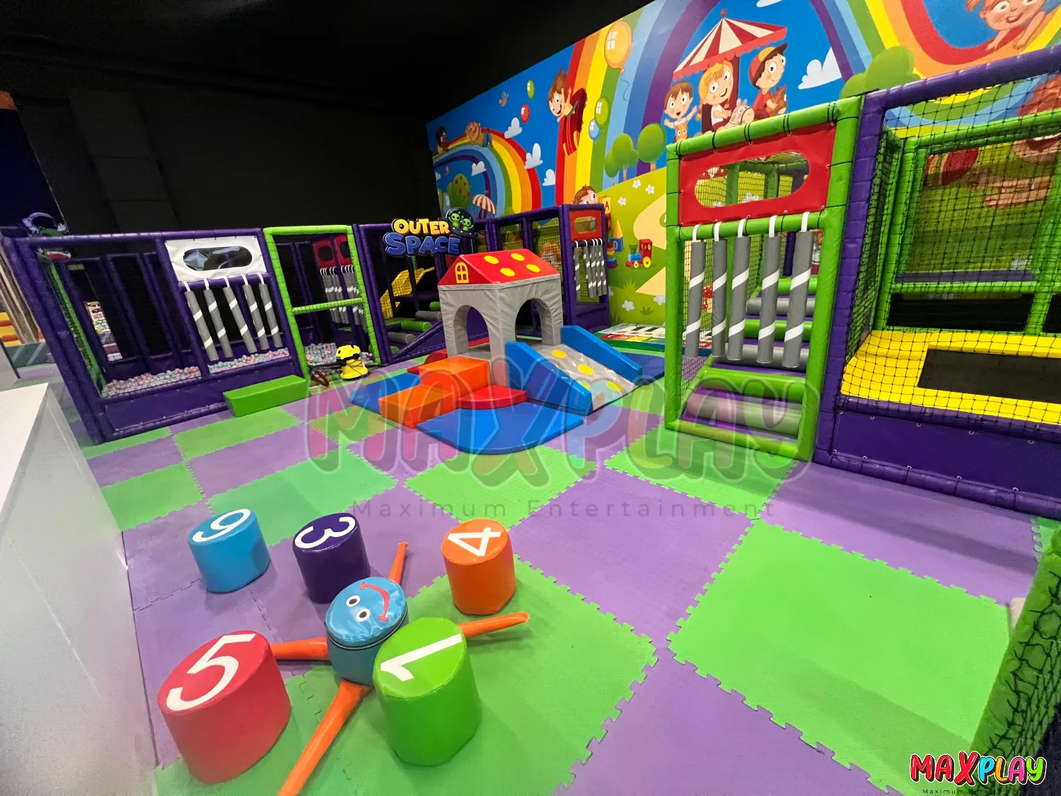 Indoor Play Area Equipment in Serbia Designed for Schools, Cafés, and Malls - MaxPlay